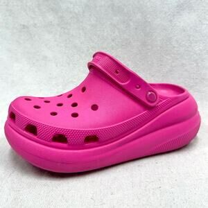 Crocs Classic Crush Platform Clog‎ in Juice pink women size 9 mens 7